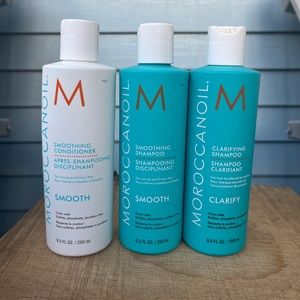 Moroccan Oil Smoothing Shampoo & Condition, Clarifying Shampoo